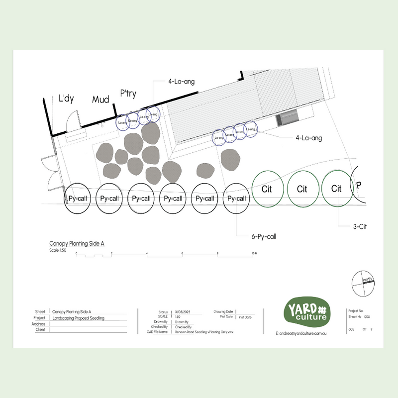 Planting Plan Label Examples Planting Plan – Yard Culture AU